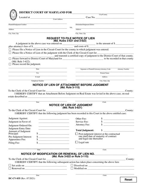 Form Dc Cv 035 Fill Out Sign Online And Download Fillable Pdf