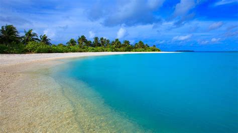 Paradise Tropical Beach Lagoon Hd Desktop Wallpaper Widescreen High