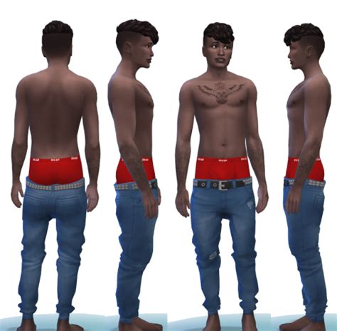 Sims 4 Ccs The Best Jeans For Men By Lost My In Your Pond