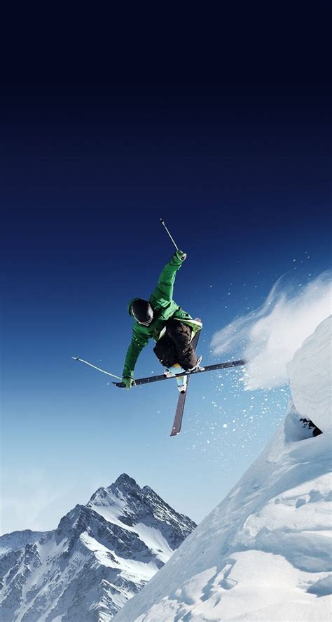 Iphone 5s Wallpaper Freestyle Skiing Extreme Sports Skiing