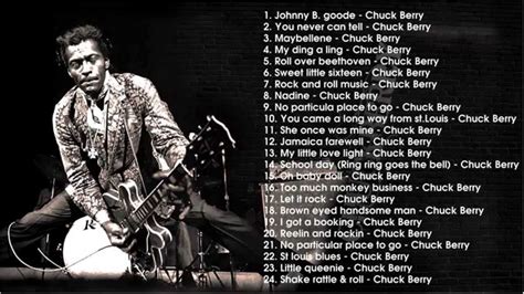 Chuck Berry S Greatest Hits The Best Songs Of Chuck Berry Best