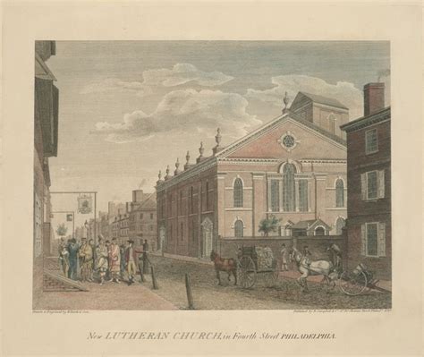 Encyclopedia Of Greater Philadelphia New Lutheran Church 1800