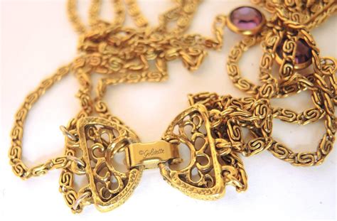 Vintage S Signed Strand Goldette Necklace For Sale At Stdibs