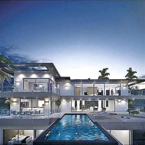 Stunning Modern Home With An Infinity Pool Beautiful