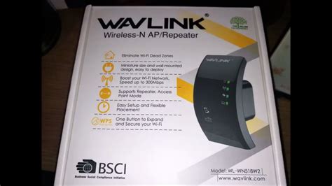 Wavlink N300 Wifi Range Extender Youtube