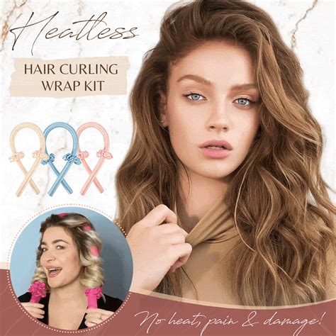 Heatless Hair Curling Wrap Kit Whistland