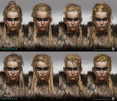 Female Eivor Hairstyles Art Assassin S Creed Valhalla Art Gallery Assassins Creed Art