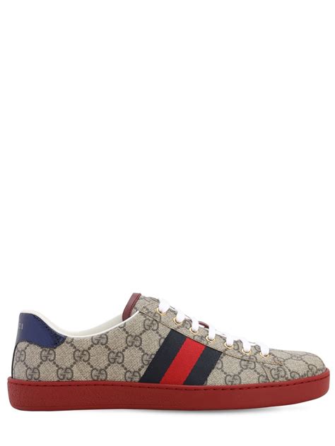 25mm Ace Gg Supreme Fabric Sneakers The Fashionisto
