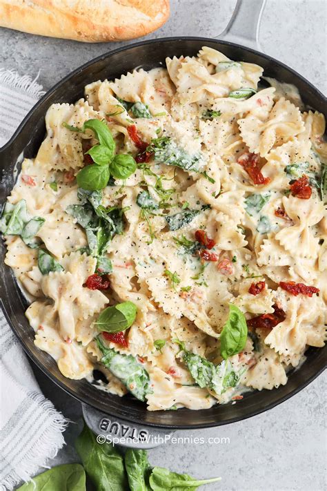 Creamy Bow Tie Pasta Spend With Pennies Dmfmp