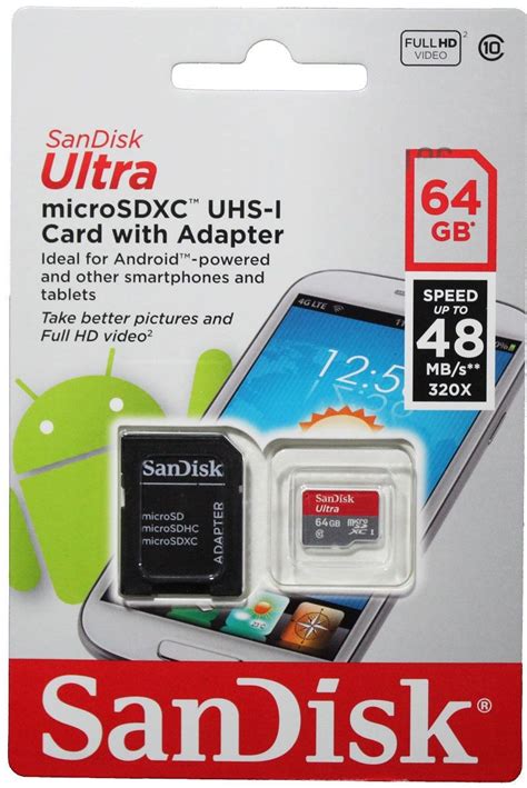 Cartão Sandisk Ultra 100mbs 64gb Micro Sd Lacrado Adptador Gsitec