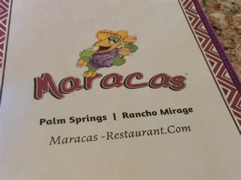Maracas Mexican Cantina Rancho Mirage Menu Prices And Restaurant