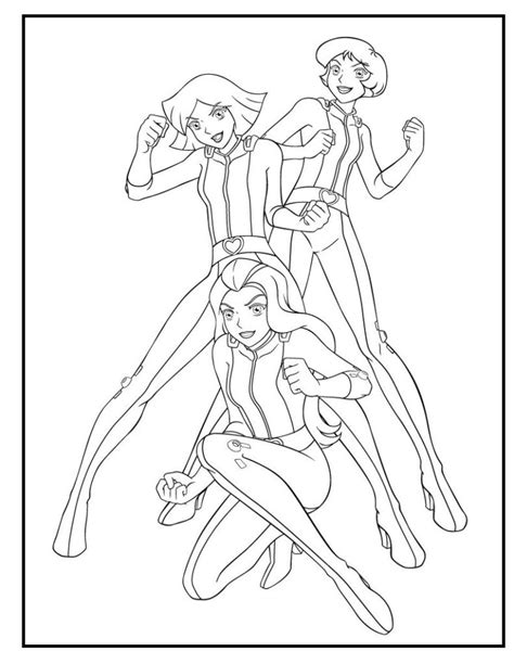 Coloriage Les Totally Spies Coloriage Totally Spies Coloriages My Xxx Hot Girl