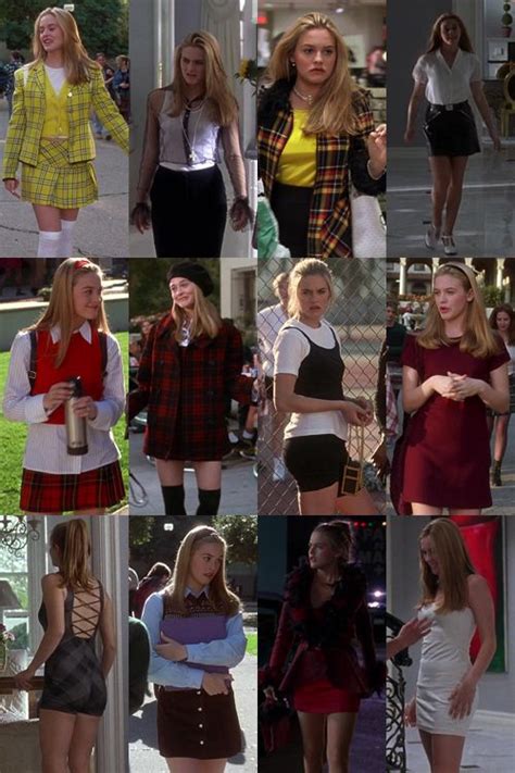 clueless film cher horowitz 1990s 90s 1995 icons clueless outfits 90s girl fashion