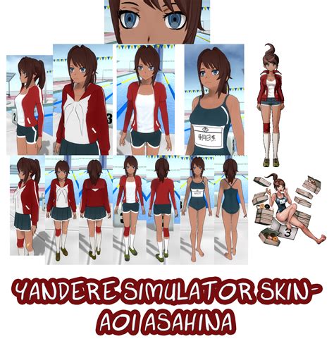 Yandere Simulator Aoi Asahina Skin By Imaginaryalchemist On Deviantart