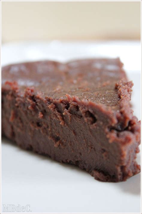 Fondant à la crème de marron et chocolat