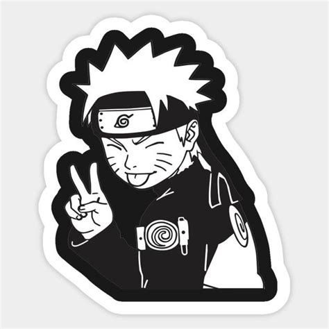 Naruto Sticker Naruto Sticker Teepublic Anime Stickers