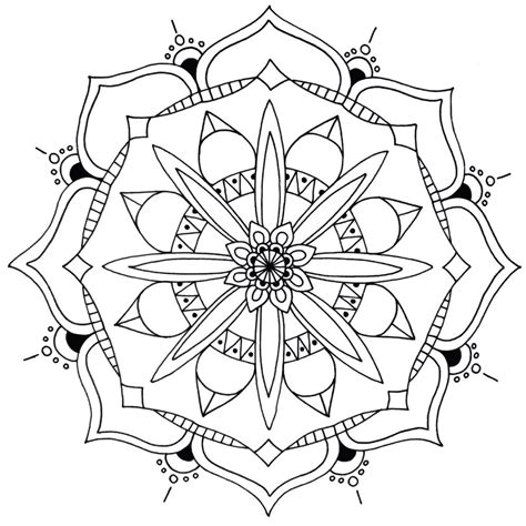 Mandala Coloring Pages Free Printable 100 Images