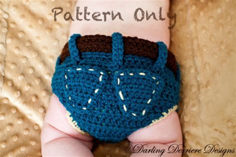 Pdf Instant Download Denim Diaper Cover Crochet Pattern Etsy