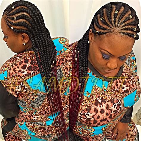 Even more, you look stunning matching any color with your plaits. Ghana Braids! | Ghana braids, Braided hairstyles, Hair styles