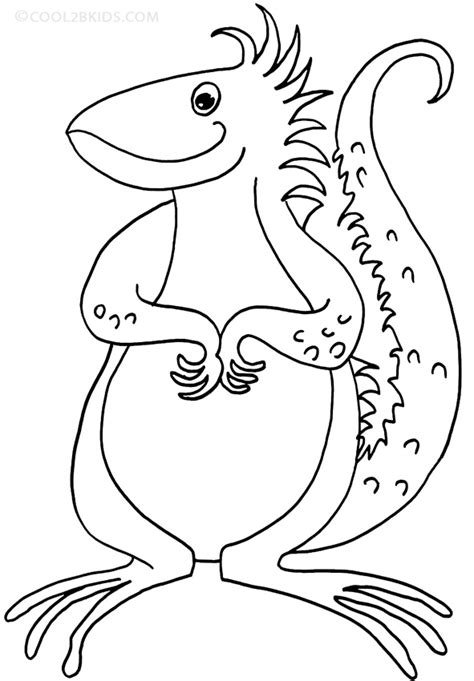 Printable Iguana Coloring Pages For Kids Cool2bkids