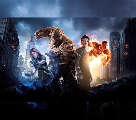 Fantastic Four 2015 Fireman Rockman Tallman Hd Wallpaper Peakpx