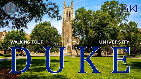 Duke University Campus 4k Walking Tour Durham Nc 2021 Youtube