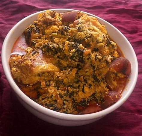 Nigerian egusi soup is a soup thickened with ground melon seeds and contains leafy and other vegetables. Egusi Soup Recipe: How to Cook Delicious Egusi Soup ...
