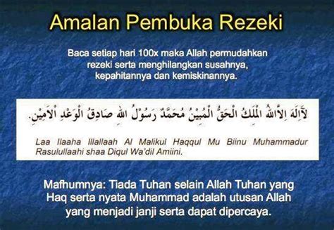 Tanpa anda duga sebelumnya, rezeki besar yang membuat hidup sejahtera. Aina's Closet: TIPS AGAR REZEKI SENTIASA BERKAT DAN HALAL