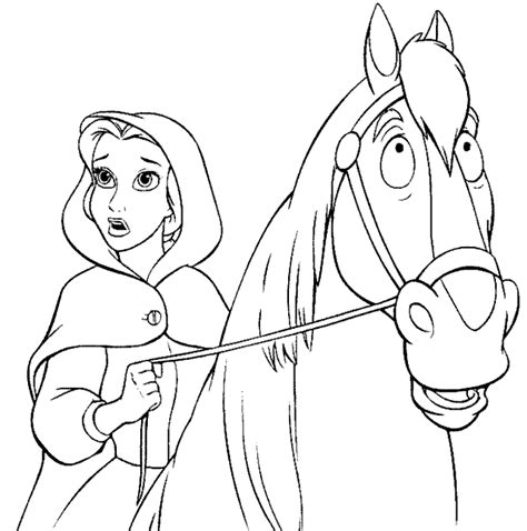 Princess coloring pages collection in excellent quality for kids and adults. Disney Princess Belle Coloring Pages To Kids