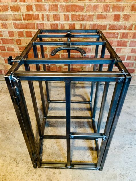 Bdsm Fetish Submissive Slave Cage Crate Kinky Steel Etsy