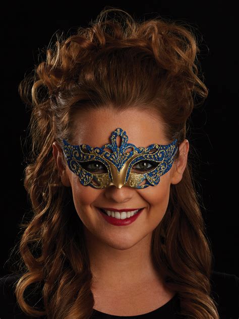 Ladies Masquerade Eye Mask Womens Venetian Ball Fancy