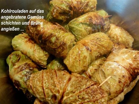 Gemüse WIRSING ROULADEN mit Hackfüllung Rezept