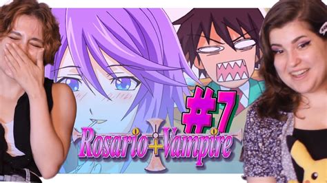 Rosario Vampire Reaction Episode 7 Snow Girl And A Vampire Youtube