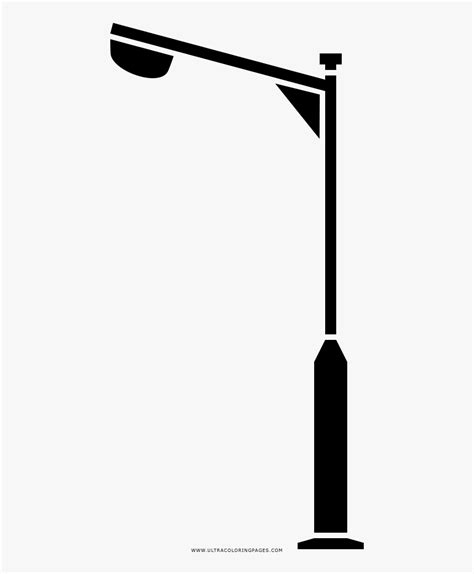 Street Light Coloring Page Street Light Clipart Png Transparent Png