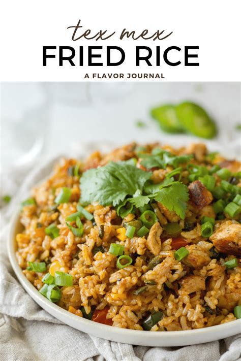Tex Mex Fried Rice Is An Easy Tex Mex Chicken Dish With Fajita Veggies