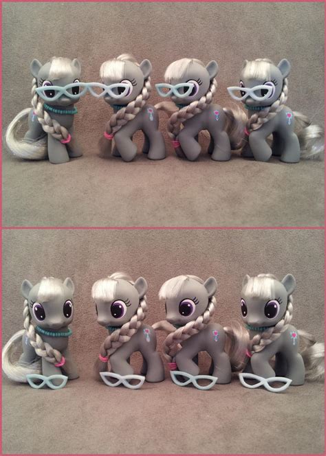 Mlp Fim Silver Spoon X4 Custom Ponies By Hannaliten On Deviantart