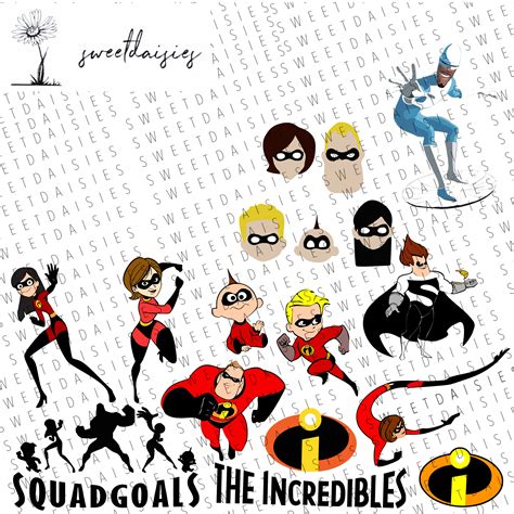 The Incredibles Svg Bundle Incredibles Clipart Incredibles Etsy My