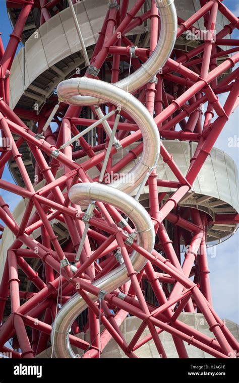 Worlds Longest Tunnel Slide On The Arcelormittal Orbit Tower At The
