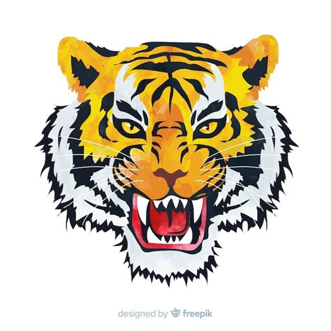 Premium Vector Tiger Head