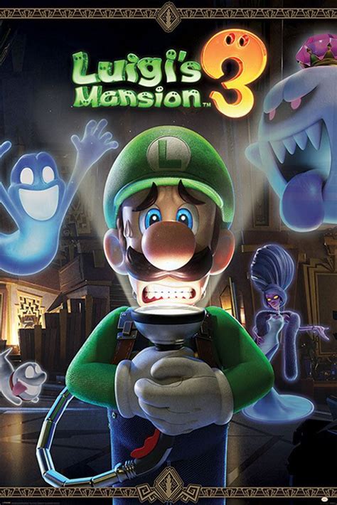 Luigis Mansion 3 Nintendo Plakat Super Mario Bros Super Smash Bros Nintendo Characters