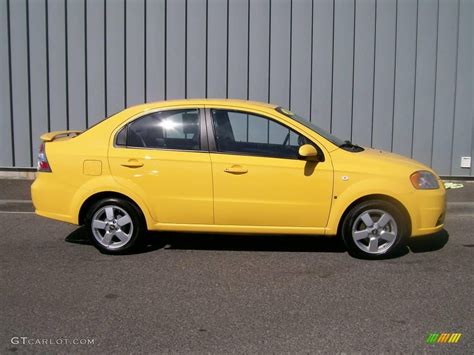 The chevrolet aveo is chevy's smallest, least expensive car. 2008 Summer Yellow Chevrolet Aveo LS Sedan #1085747 Photo ...