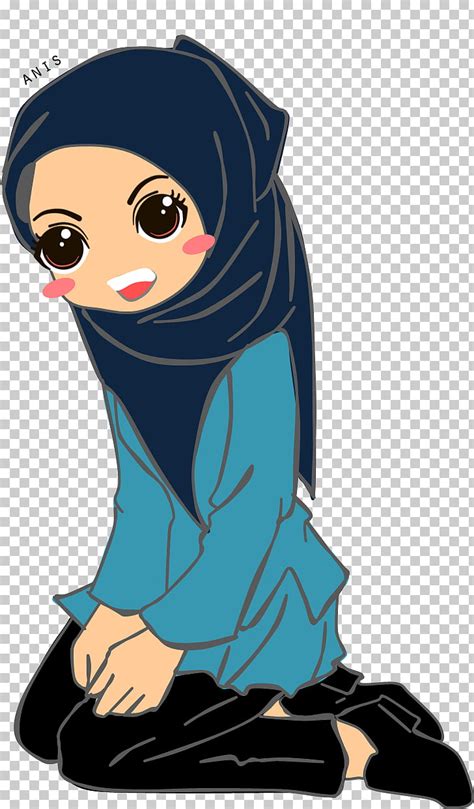 muslimah hijab cartoon picture