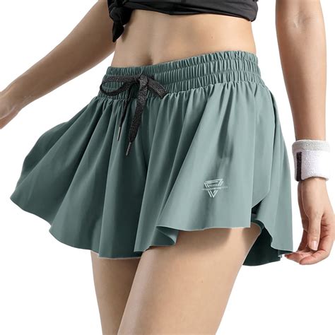 Flowy Skirts For Women Gym Athletic Shorts Workout Running Tennis Skater Golf Cute Skort High