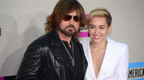 Miley Cyrus And Her Dad