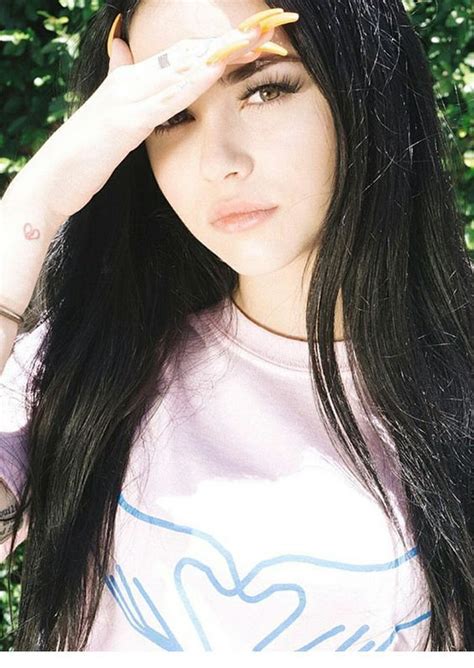 Maggie Lindemann Madison Beer Outfits Snapchat Girls Long Black Hair Braided Hairstyles Easy