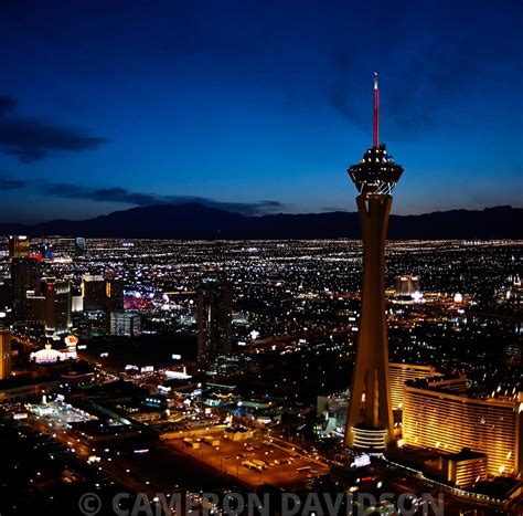 Aerialstock Aerial Photograph Of Las Vegas At Night