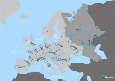 Ríos De Europa Con Mapas Para Imprimir Y Estudiar Pequeocio