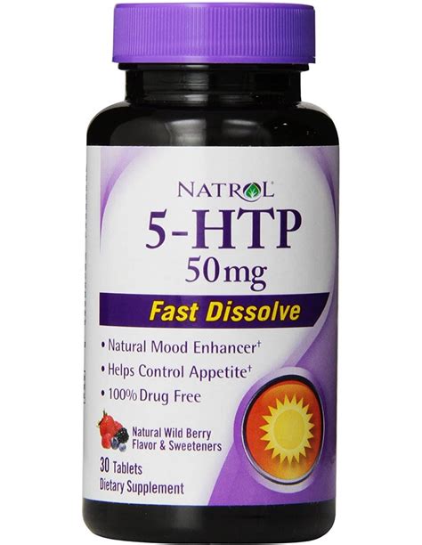 Natrol 5 Htp Fast Dissolve 50 Mg 30 Cápsulas