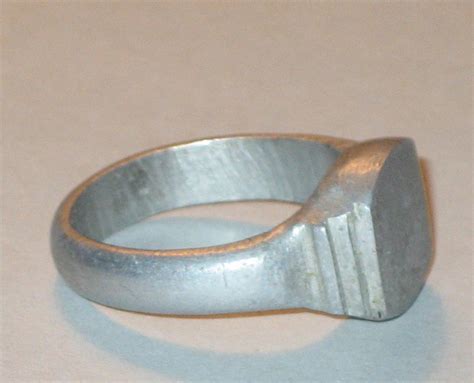 Vintage Metal Trench Art Ring Ww11 Handmade Sweetheart Jewelry Etsy