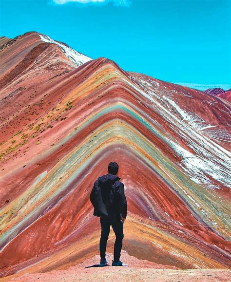 Painted Landscape 🎨 Rainbow Mountain🌈 Peru Voyage De Reve
